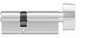 DOM Plura SKG2 profielcilinder op maat 30/40 mm met knop K1