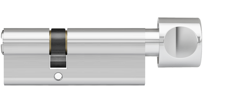 DOM Plura SKG2 profielcilinder op maat 30/40 mm met knop K6