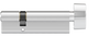 DOM Plura SKG2 profielcilinder op maat 30/50 mm met knop K1