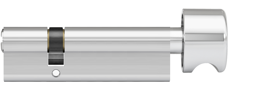 DOM Plura SKG2 profielcilinder op maat 30/50 mm met knop K3