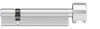 DOM Plura SKG2 profielcilinder op maat 30/65 mm met knop K3