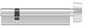 DOM Plura SKG2 profielcilinder op maat 30/70 mm met knop K1