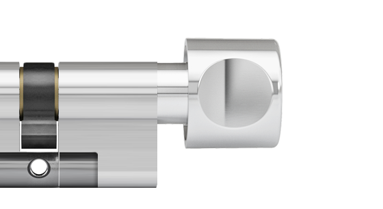 ixTeco SKG3 profielcilinder op maat 10/30 mm met knop K6