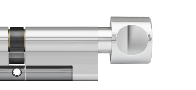 ixTeco SKG3 profielcilinder op maat 10/40 mm met knop K6