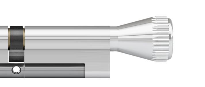 ixTeco SKG3 profielcilinder op maat 10/45 mm met knop K2