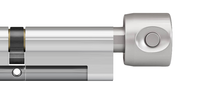 ixTeco SKG3 profielcilinder op maat 10/45 mm met K7 Pushknob