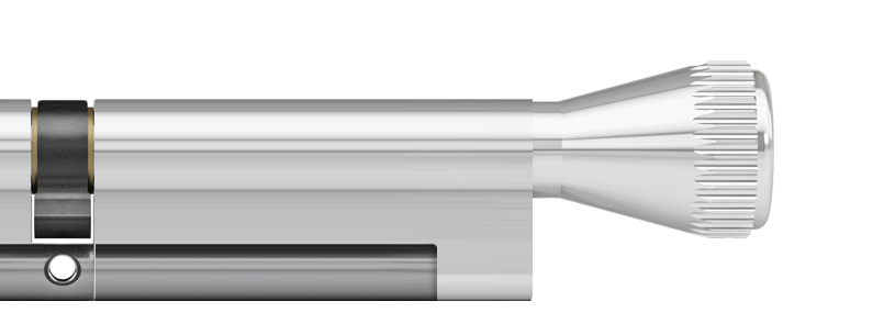 ixTeco SKG3 profielcilinder op maat 10/55 mm met knop K2