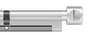 ixTeco SKG3 profielcilinder op maat 10/60 mm met knop K6