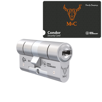 M&C Condor profielcilinder – vooraanzicht