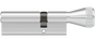 DOM Plura SKG2 profielcilinder op maat 45/30 mm met knop K2
