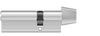DOM Plura SKG2 profielcilinder op maat 45/30 mm met knop K4