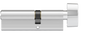 DOM Plura SKG2 profielcilinder op maat 45/35 mm met knop K1