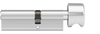 DOM Plura SKG2 profielcilinder op maat 45/35 mm met knop K3