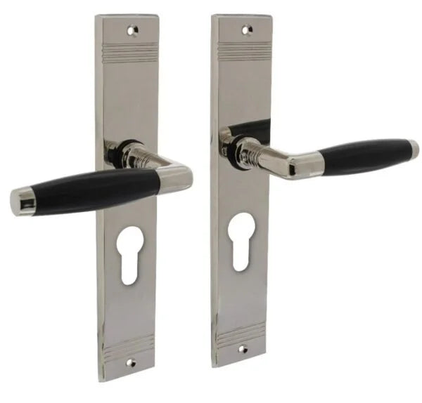 Intersteel deurkruk Ton Basic op schild nikkel - productfoto