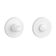 Aprile Comfort WC-garnituur rozet Mat wit Ø 53 mm - vooraanzicht
