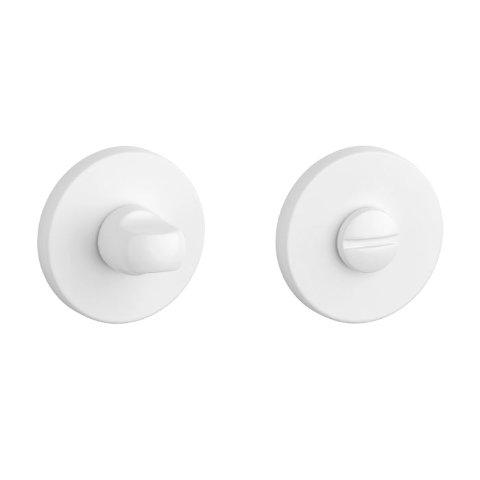 Aprile Comfort WC-garnituur rozet Mat wit Ø 53 mm - vooraanzicht