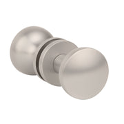 Aprile Ortica deurknop mat nikkel set vooraanzicht