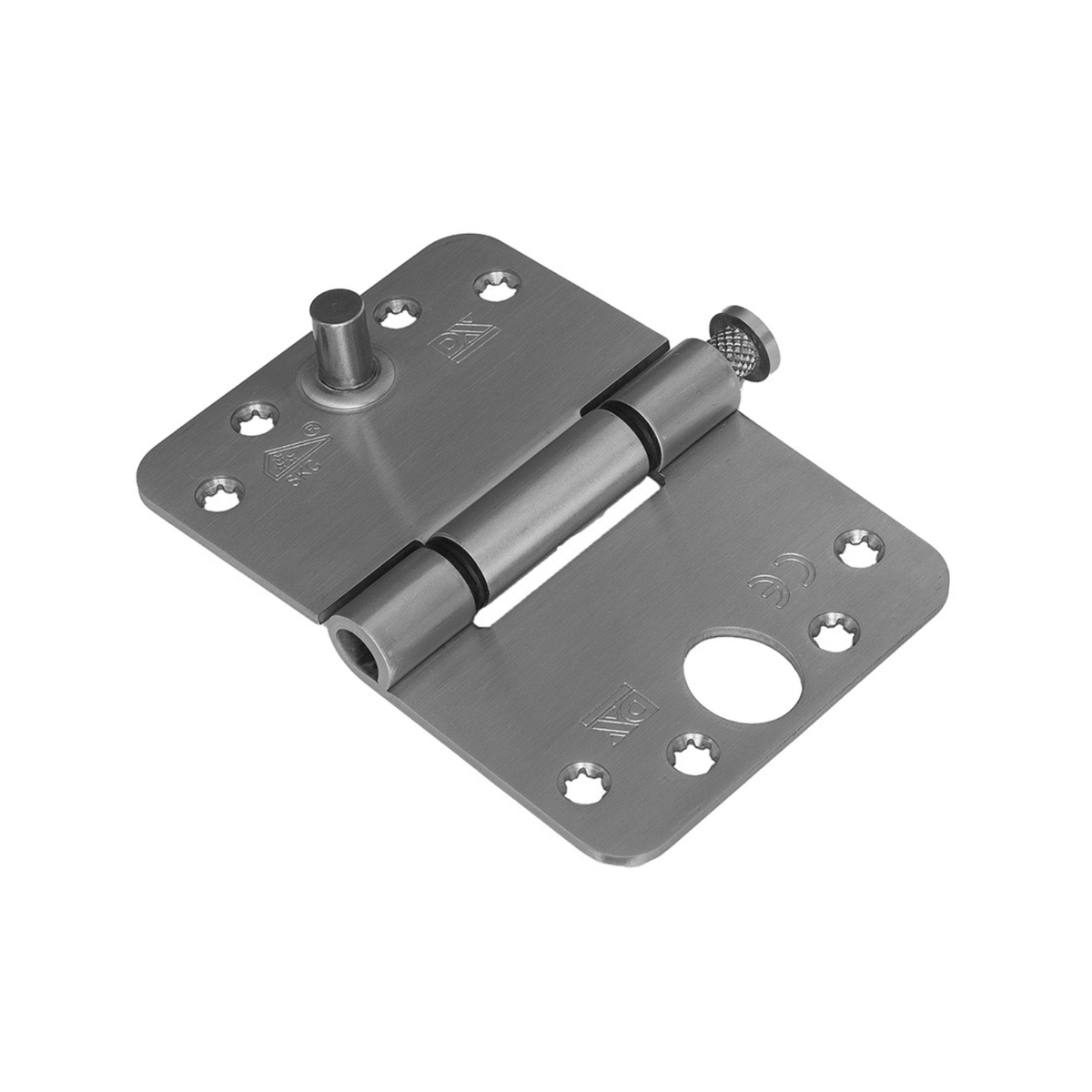 Dulimex glijlagerscharnier kantelaaf 125x89 mm SKG3 RVS – vooraanzicht