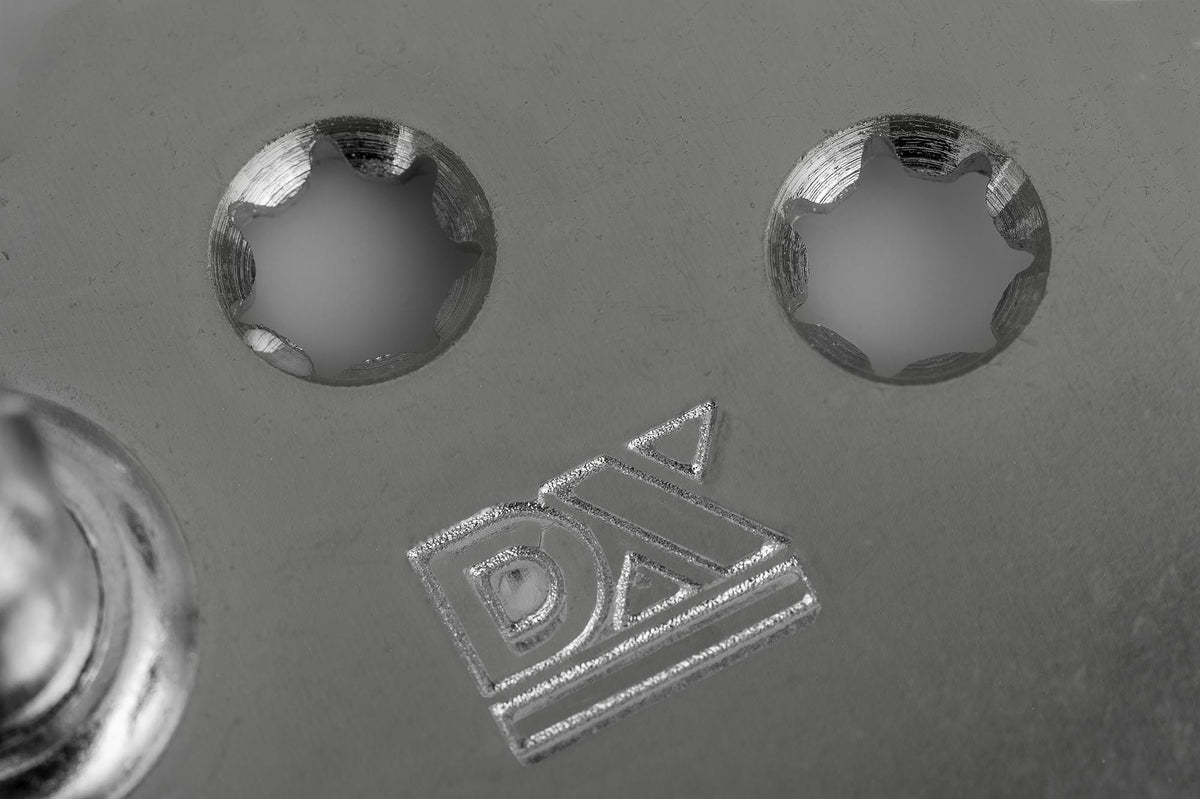 Dulimex glijlagerscharnier kantelaaf RVS ronde hoeken - detail