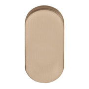 Formani blind plaatje ovaal BASIC LBB32 pvd licht brons – vooraanzicht