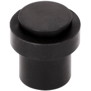 Formani vloerdeurstop LB10D 40 mm PVD gunmetal – vooraanzicht