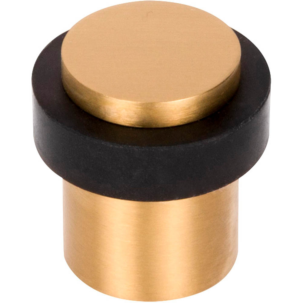 Formani vloerdeurstop LB10D 40 mm PVD mat goud – vooraanzicht