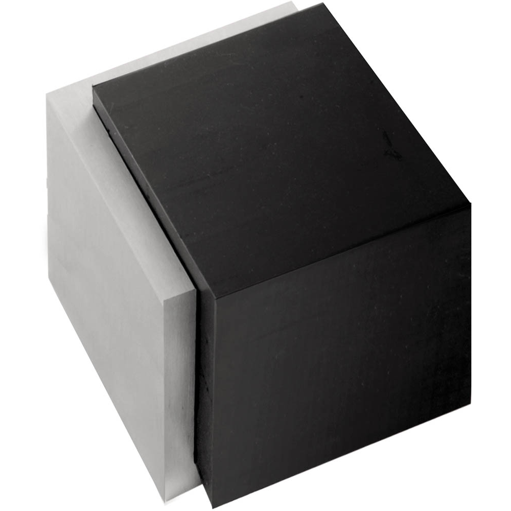 Formani vloerstopper LSQ46 44 mm mat roestvast staal vooraanzicht