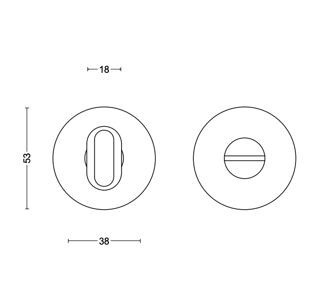 Formani toiletgarnituur BASIC LBWC50D – rozet detail