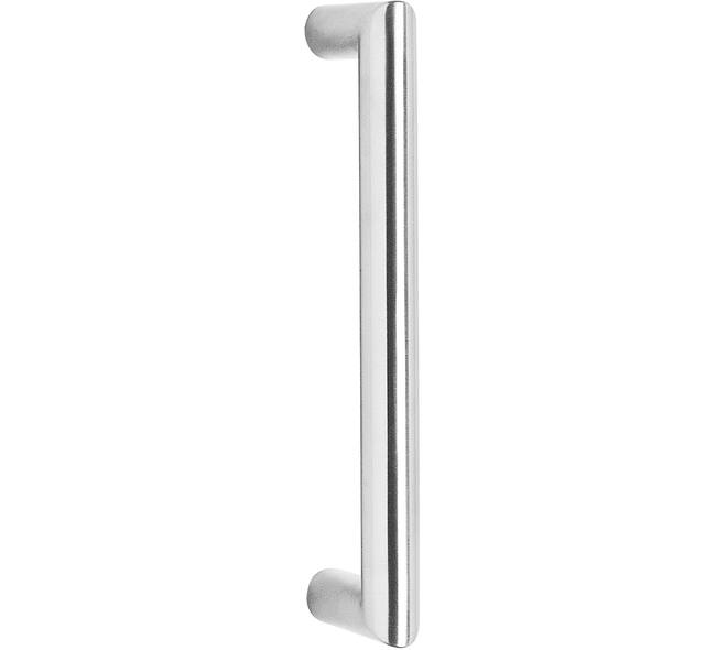 Intersteel Deurgreep 325 mm recht-90° RVS geborsteld – vooraanzicht