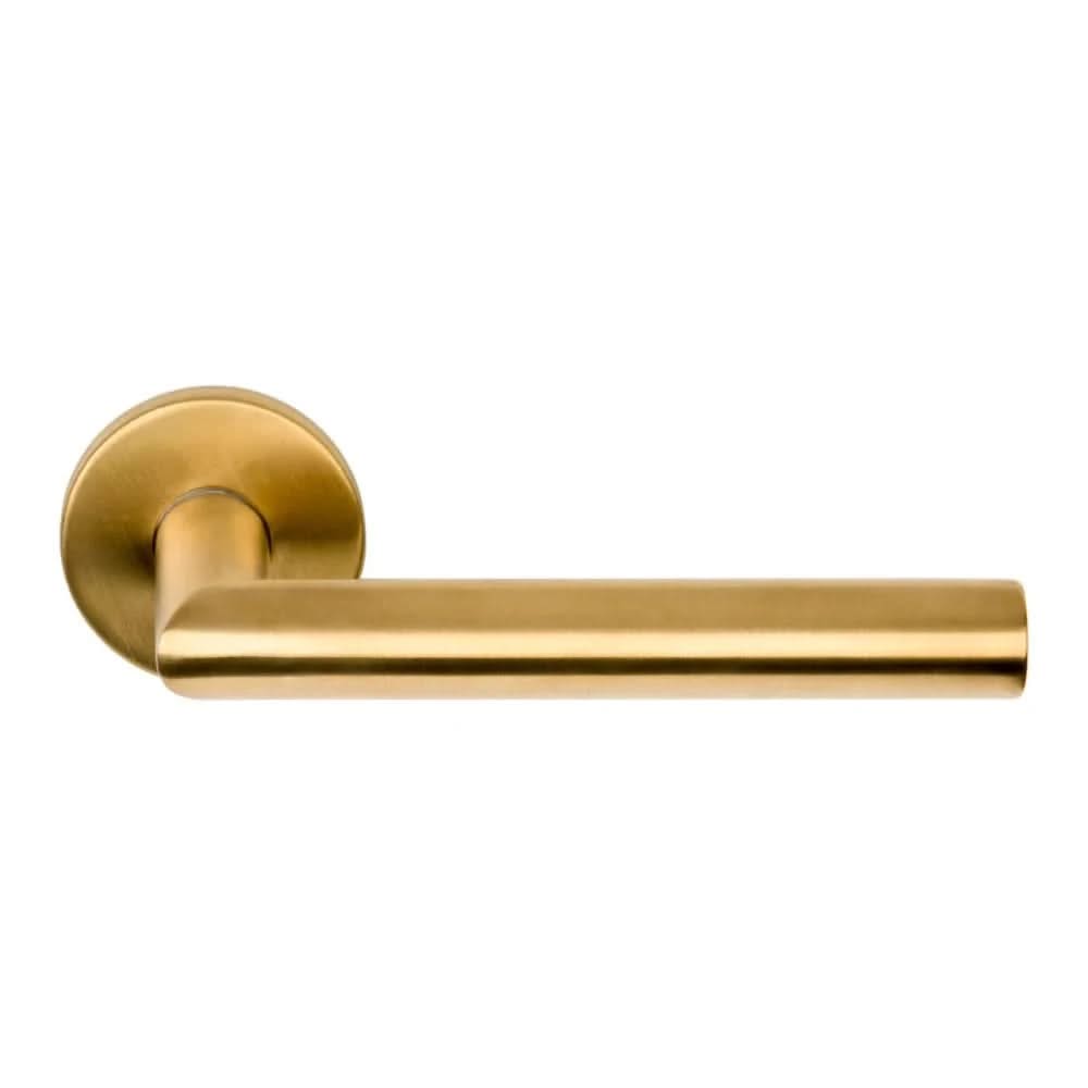 Formani achterdeurset LB2-19 kruk/kruk PVD mat goud SKG*** – detail