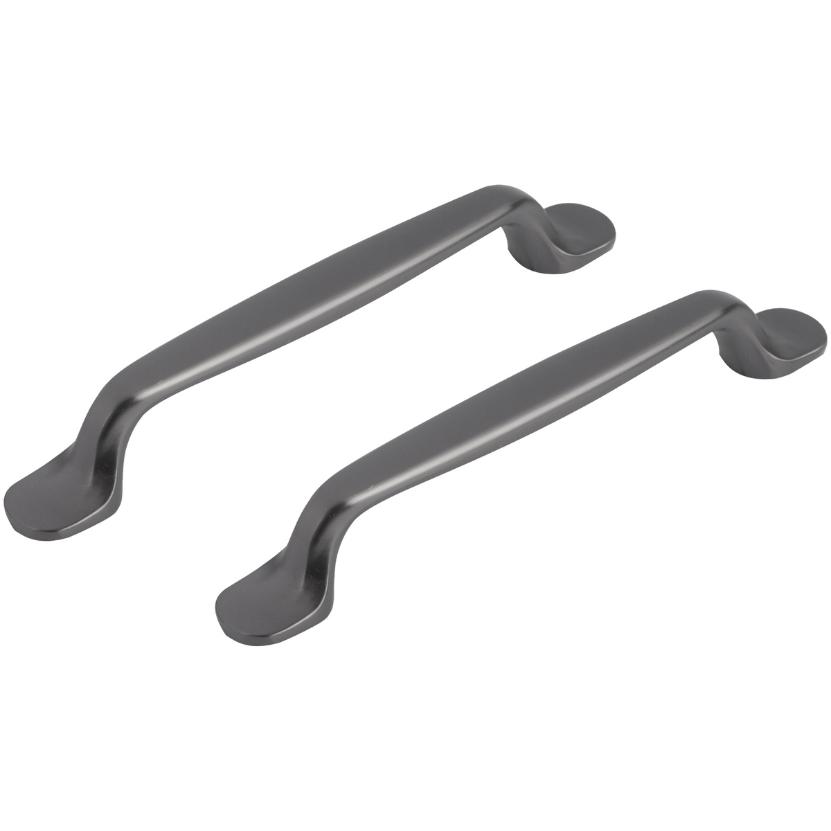 Differnz meubelgreep 128 mm gun metal – vooraanzicht