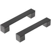 Differnz meubelgreep 128 mm gun metal – vooraanzicht