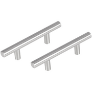 Differnz meubelgreep 128 mm mat chroom - vooraanzicht