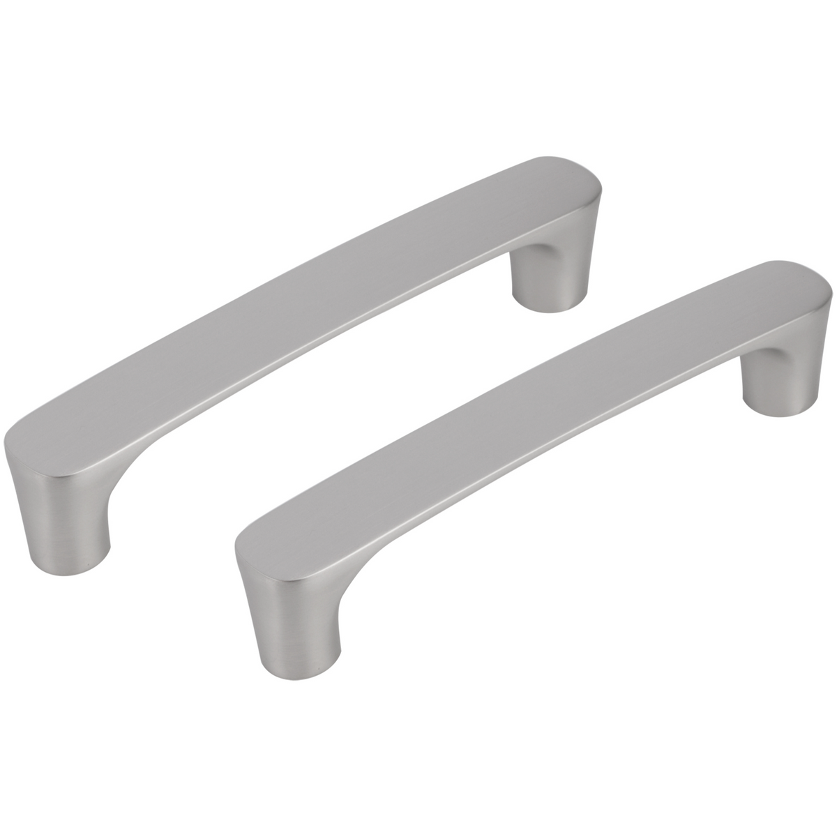 Differnz meubelgreep mat chroom 128 mm – vooraanzicht
