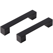 Differnz meubelgreep 128 mm mat zwart – vooraanzicht