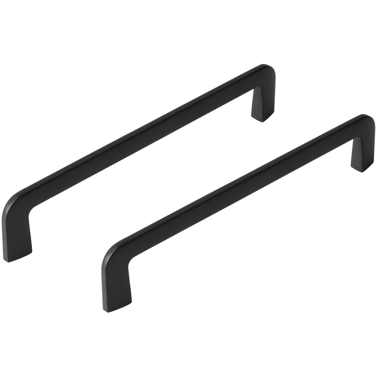 Differnz meubelgreep 160 mm mat zwart – vooraanzicht
