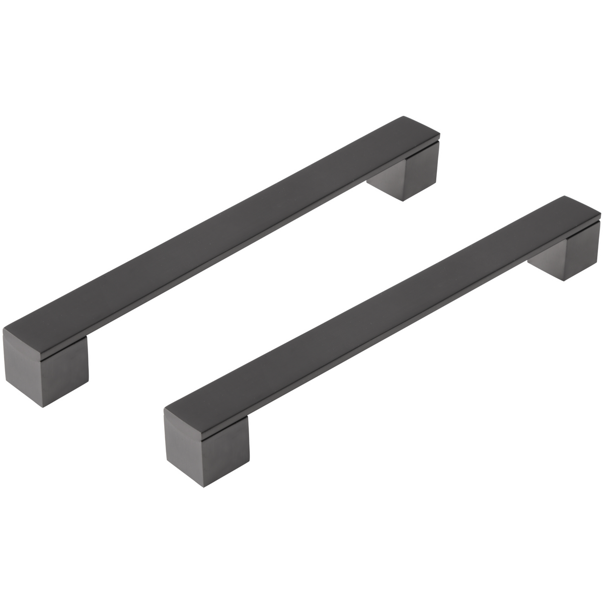 Differnz meubelgreep 192 mm gun metal – vooraanzicht