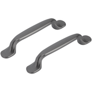 Differnz meubelgreep 96 mm gun metal – vooraanzicht