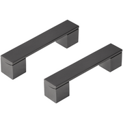 Differnz meubelgreep 96 mm gun metal – vooraanzicht