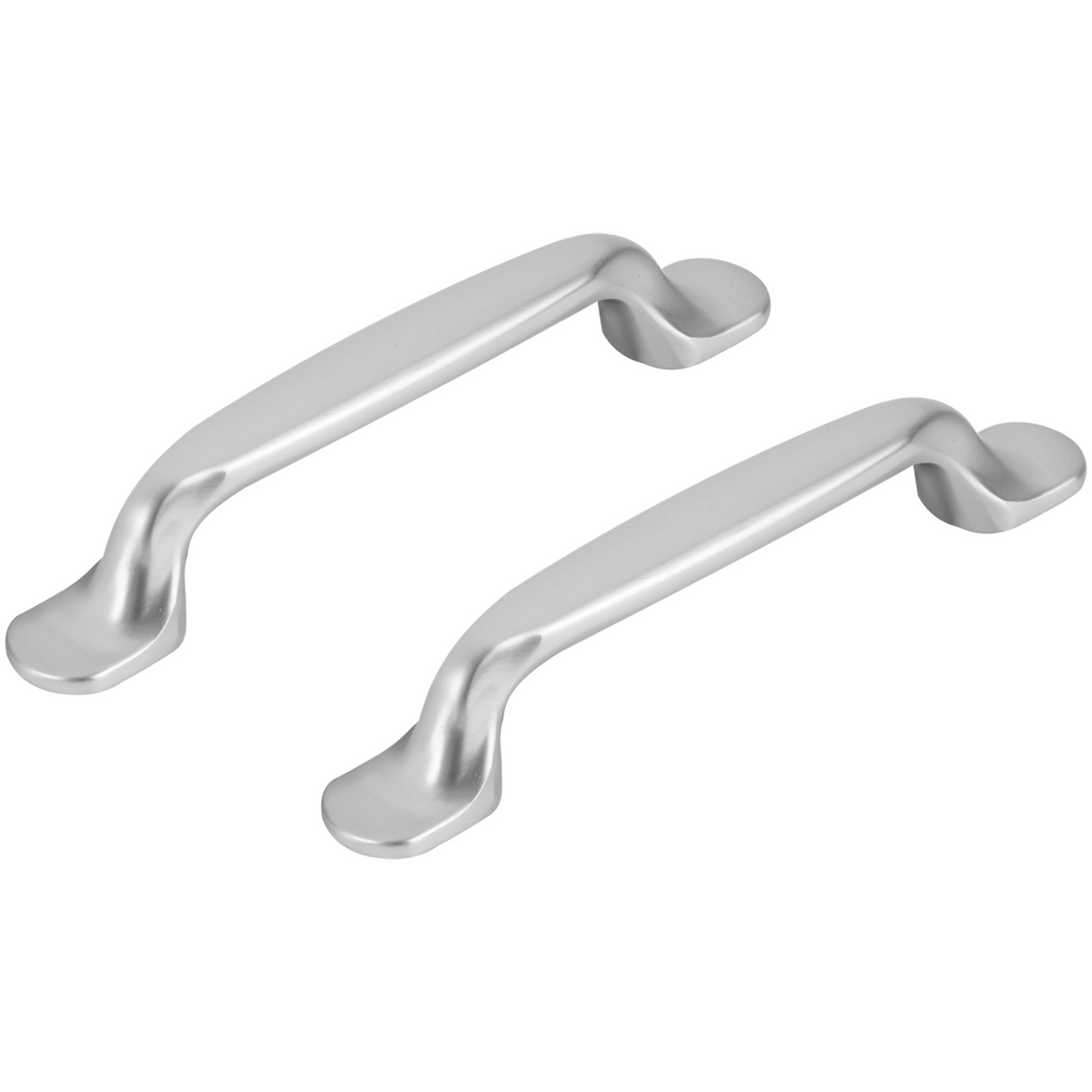 Differnz meubelgreep 96 mm mat chroom – vooraanzicht