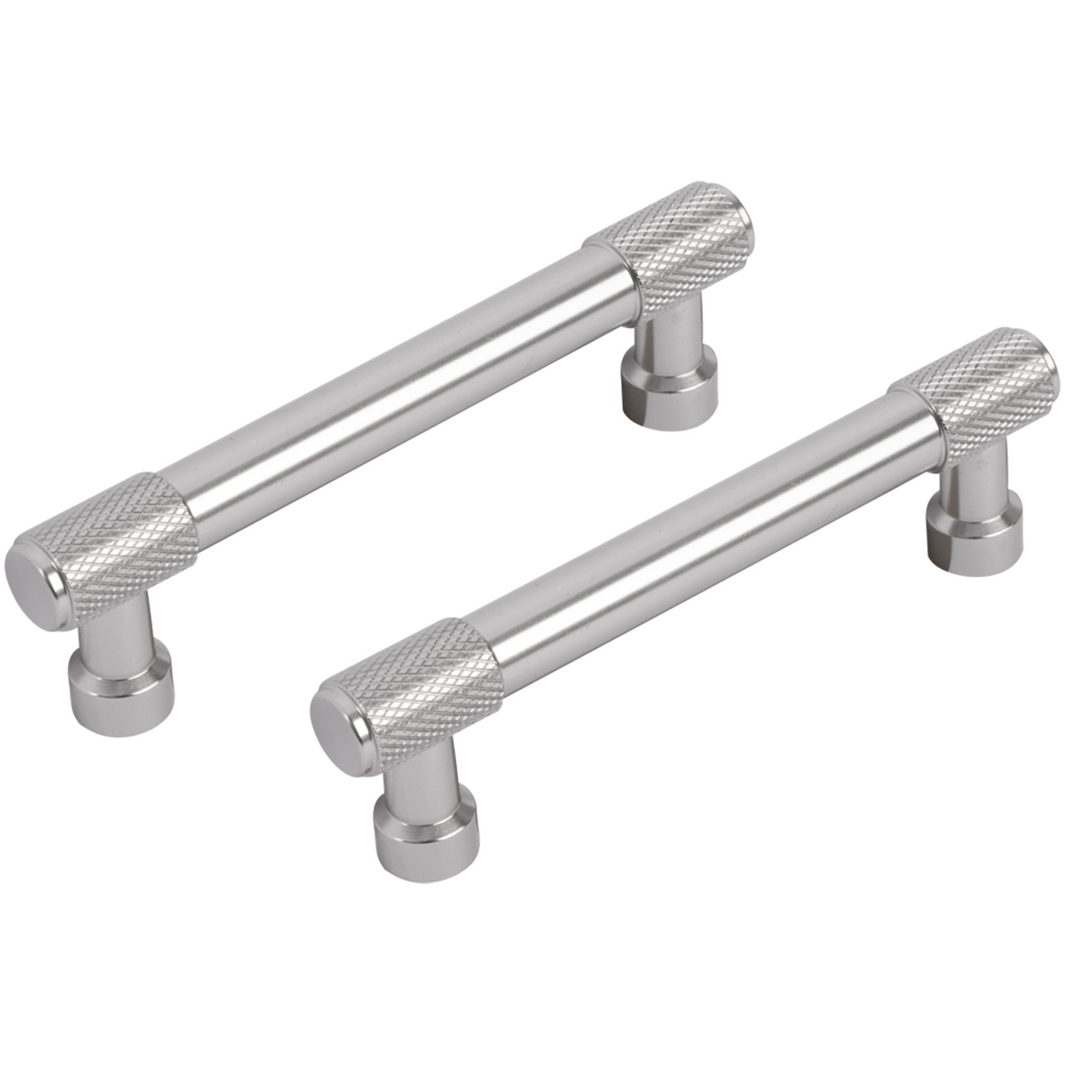 Differnz meubelgreep 96 mm mat chroom – vooraanzicht