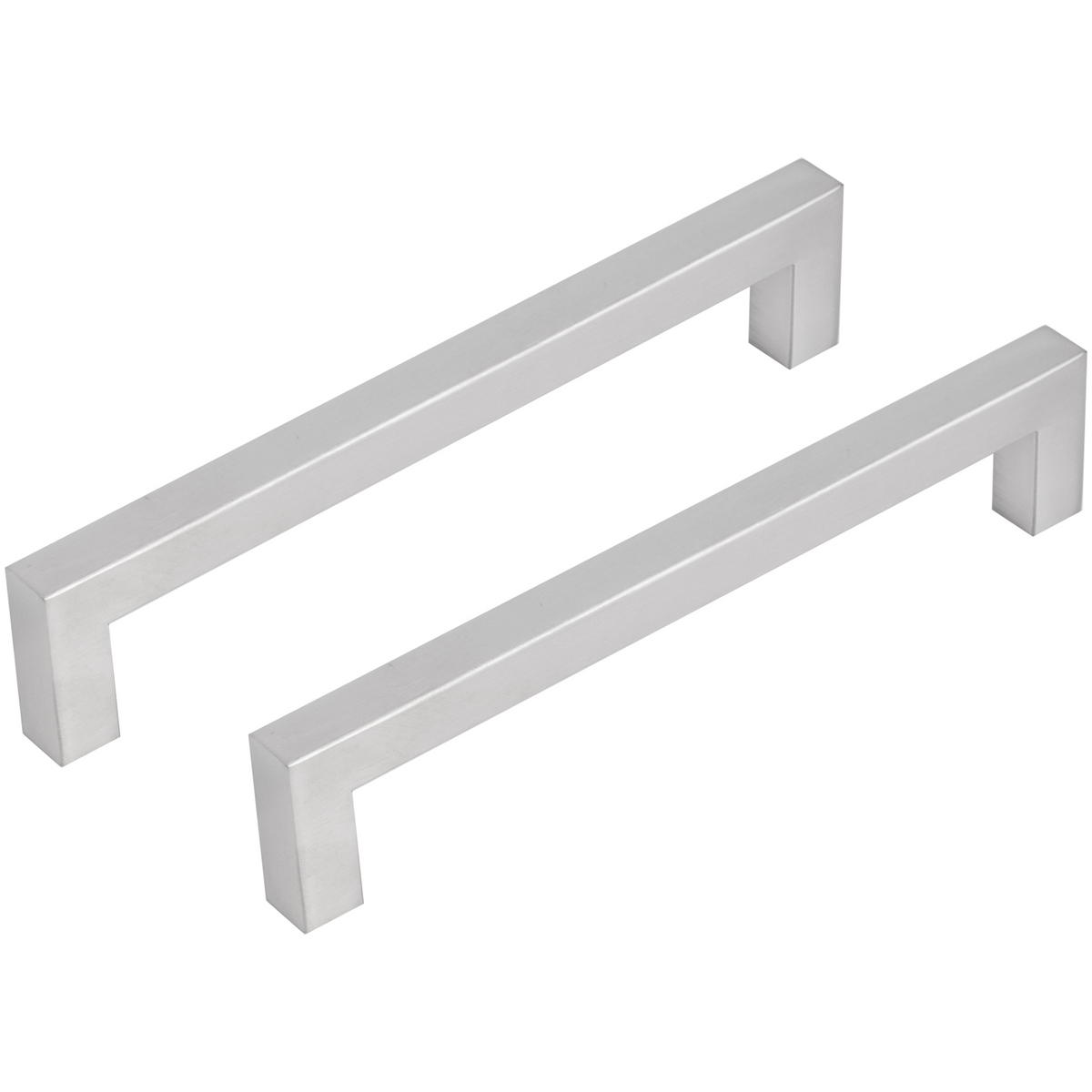 Differnz meubelgreep vierkant mat chroom vooraanzicht