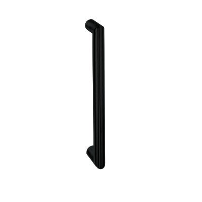 Hard Brass handgreep Nairobi 20x200 mm zwart (PUURzwart) – vooraanzicht