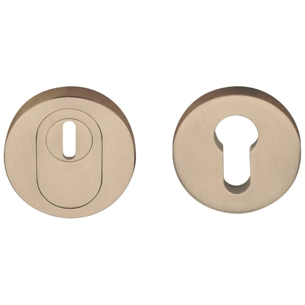 Formani voordeurset knop/kruk LB7-19 licht brons PVD – productweergave