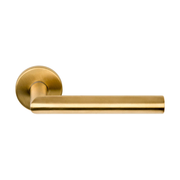 Formani | Voordeurset | knop/kruk | Mat Goud PVD | SKG3 - Deurbeslag-expert