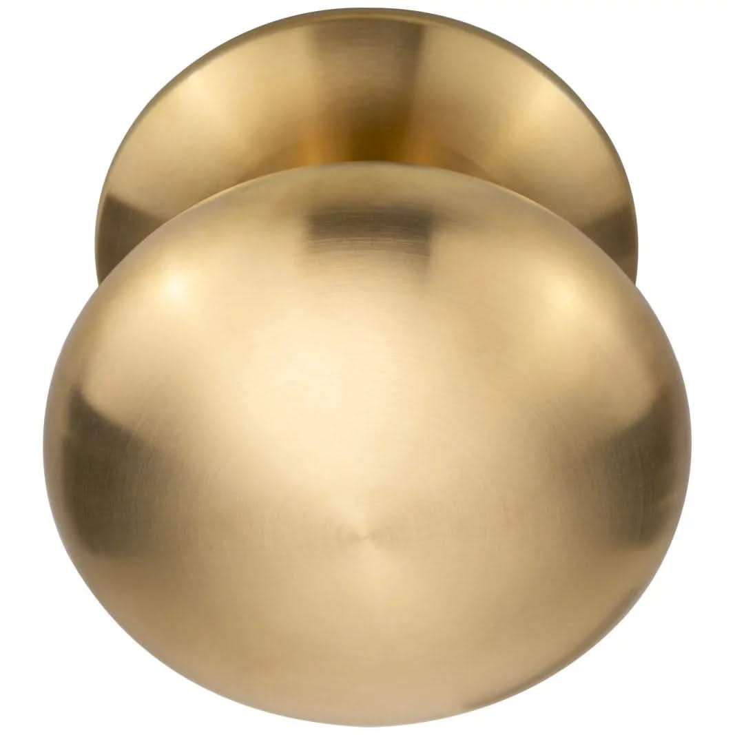 Formani voordeurset knop/kruk LB7-19 mat goud PVD – productweergave