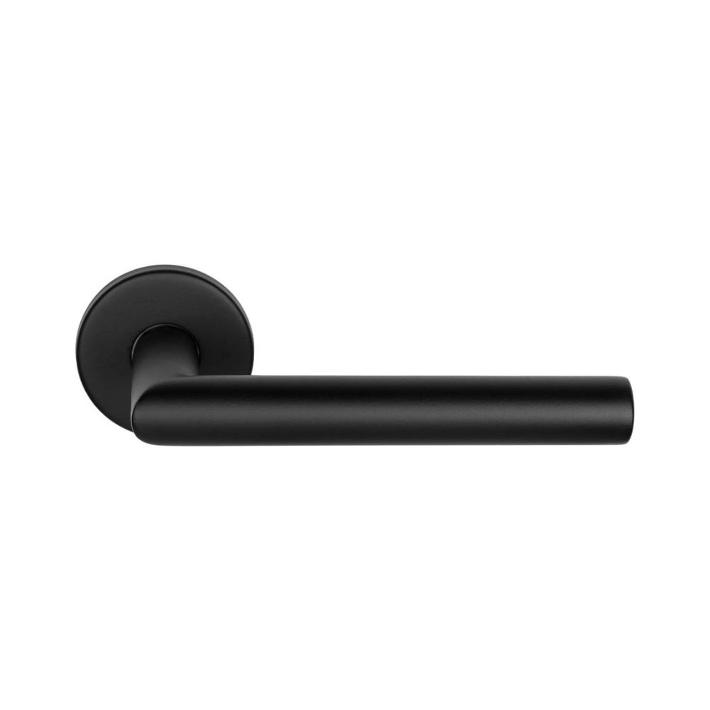 Formani | Voordeurset | knop/kruk | Zwart PVD | SKG3 - Deurbeslag-expert