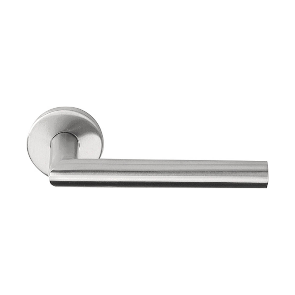 Formani | Voordeurset | knop/kruk | RVS Geborsteld | SKG3 - Deurbeslag-expert