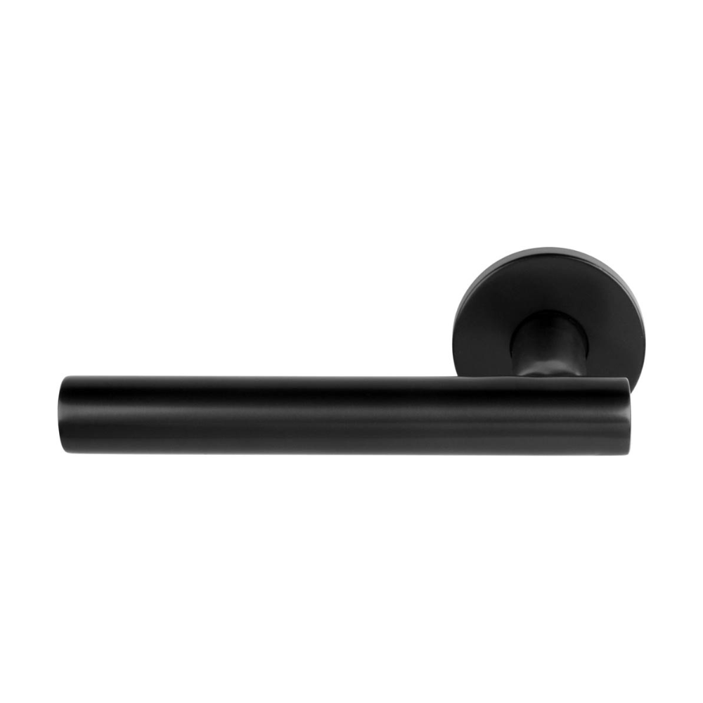 Formani voordeurset knop/kruk LB7-19 Zwart PVD – productweergave