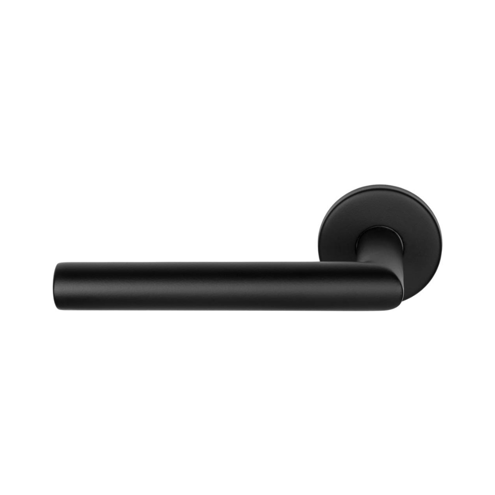 Formani | Voordeurset | knop/kruk | Zwart PVD | SKG3 - Deurbeslag-expert
